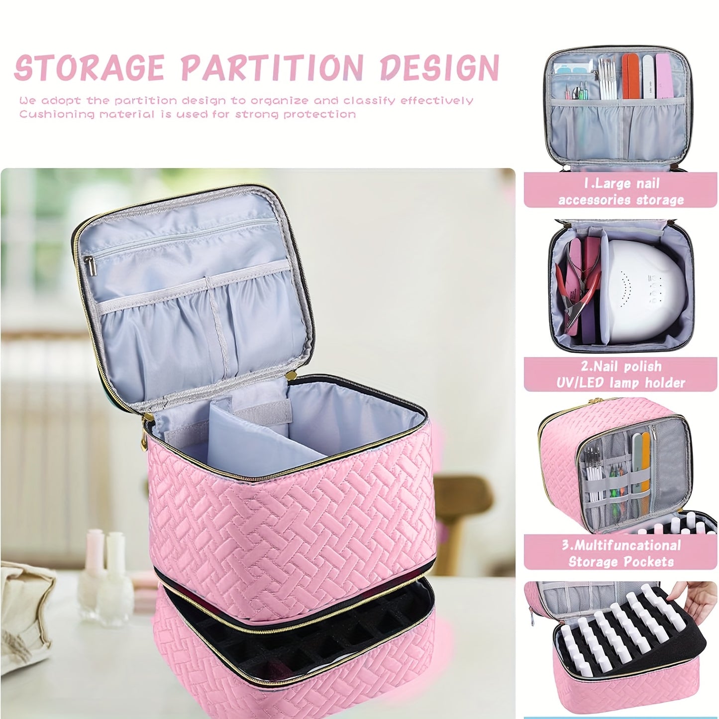 Luxury Nail Tool Organizer