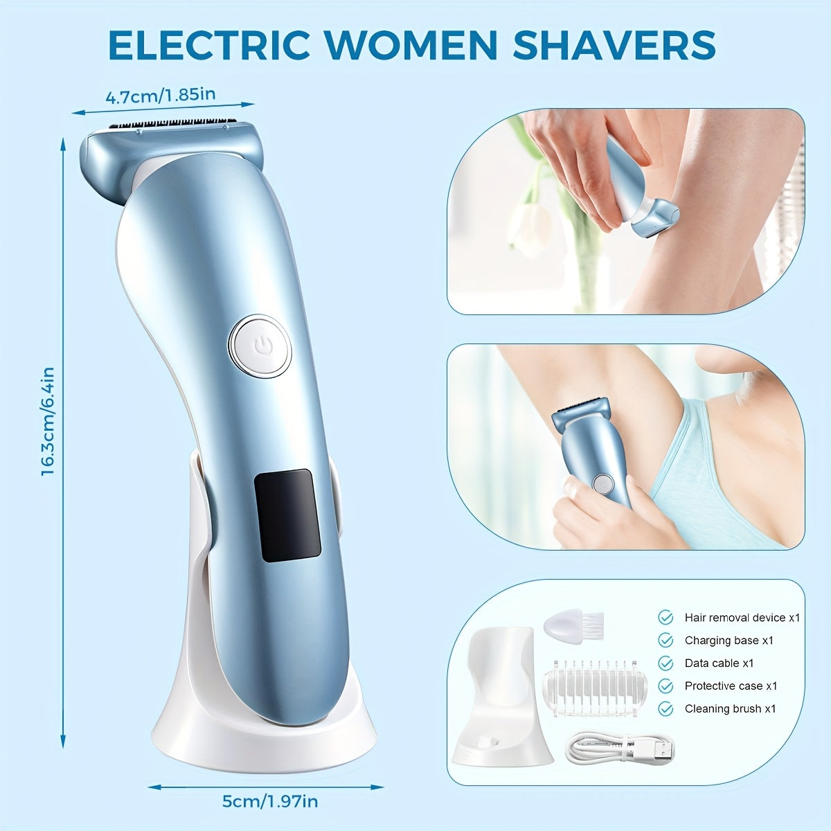 Luxury 3-in-1 Women's Shaver
